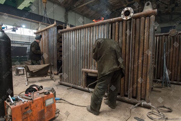 Изготовление промышленного котла КВм 1.1 МВт