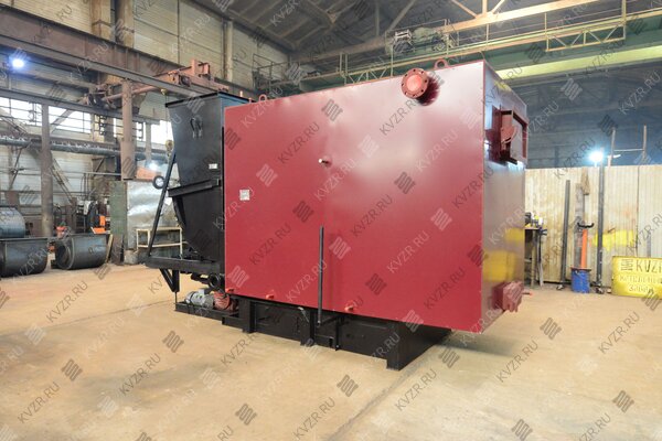 Котел КВм 1.5 МВт с ТШПМ промышленный